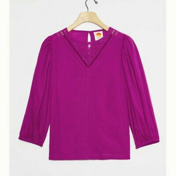 ANTHROPOLOGIE Farm Rio blouse - Picture 5 of 5